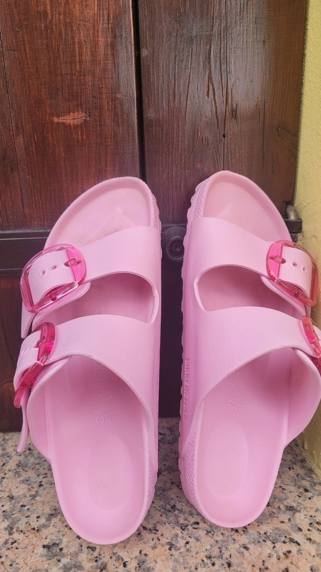 Birkenstock rosa ciabatte