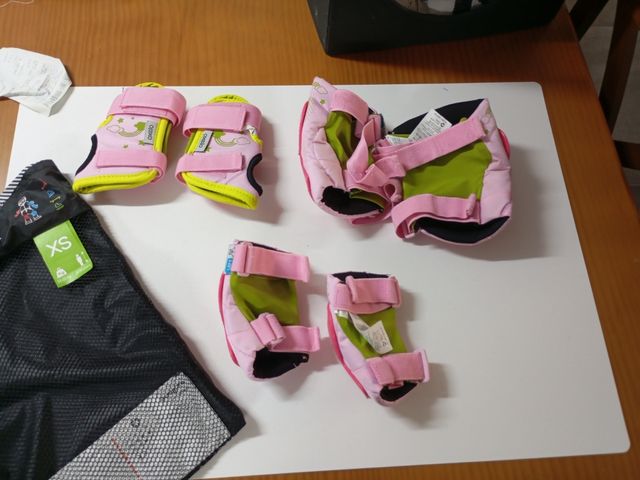 PROTECCIONES PATINES OXELO ROSA T. XS