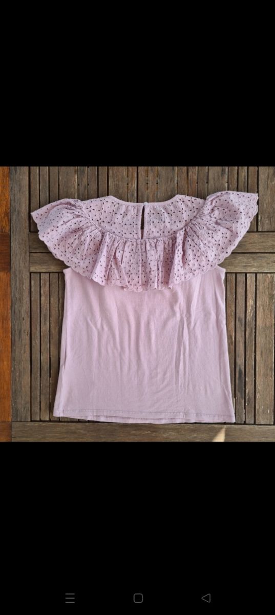 Top Guess rosa, taglia ragazza 16 anni, veste 42 D