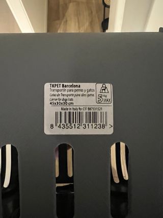 Transportín Perros - Gris/Amarillo