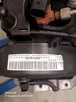 Motor VW Caddy 1.6 tdi CAYM de 2011