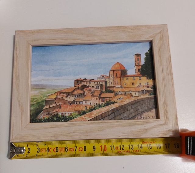 Quadri Volterra: 2 acquerelli