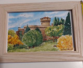 Quadri Volterra: 2 acquerelli