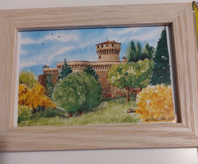 Quadri Volterra: 2 acquerelli