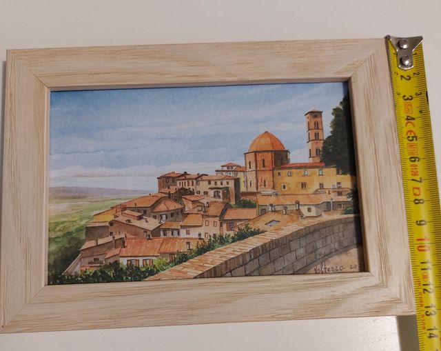 Quadri Volterra: 2 acquerelli