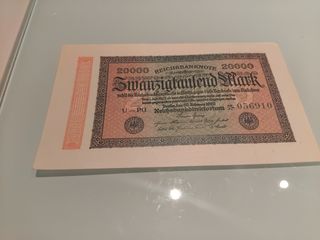 Billete 20000 marcos alemanes (1923)