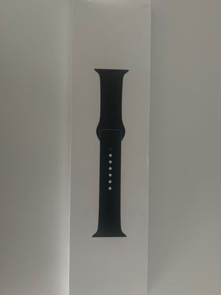 Correa Apple Watch 44mm negra, Black Sport