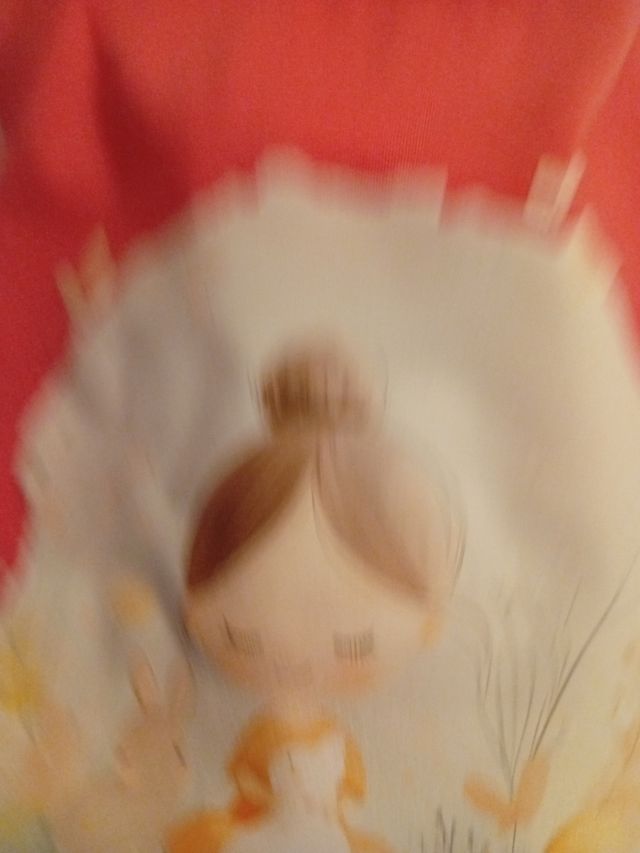 Maglietta bimba romantica rossa