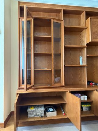 Armario madera maciza de roble vintage