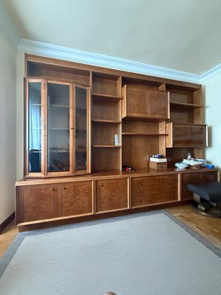 Armario madera maciza de roble vintage