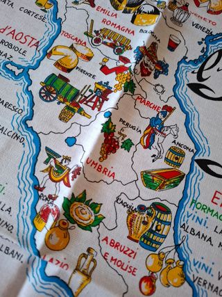 Tovaglia Italia vini & formaggi