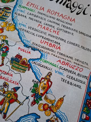Tovaglia Italia vini & formaggi