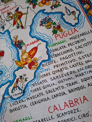 Tovaglia Italia vini & formaggi