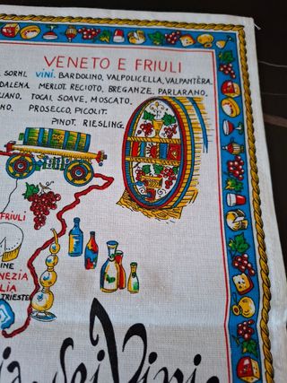 Tovaglia Italia vini & formaggi