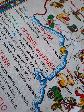 Tovaglia Italia vini & formaggi