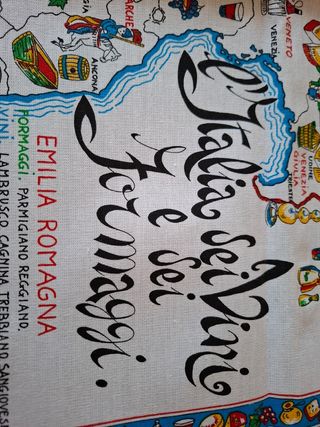 Tovaglia Italia vini & formaggi