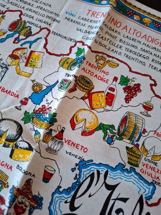 Tovaglia Italia vini & formaggi