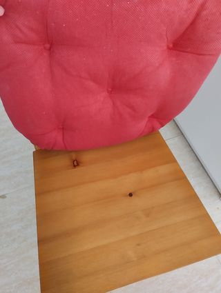 2 Mesas de comedor madera + 6 sillas