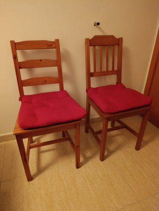 Mesa de comedor madera + 6 sillas