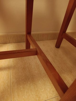 Mesa de comedor madera + 6 sillas