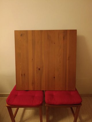 Mesa de comedor madera + 6 sillas