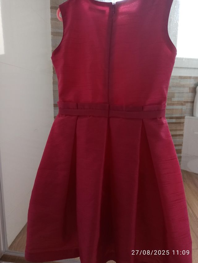 Vestido rosa de niña talla 10 años