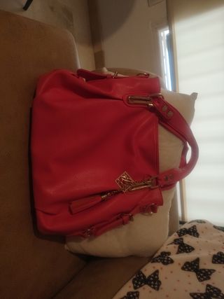 Bolso bandolera coral