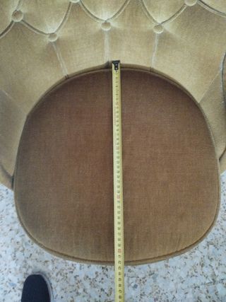 Butaca vintage con almacenaje