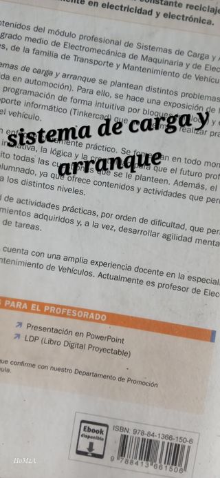 Libros de electromecánica y automoción 
