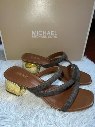 Sandalias Michael Kors - Marrón Dorado