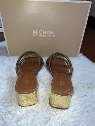 Sandalias Michael Kors - Marrón Dorado