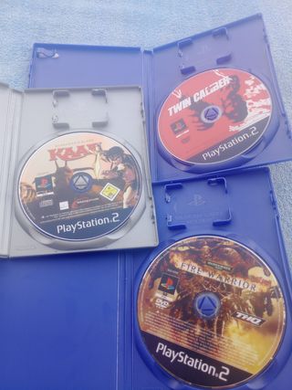 3 Juegos PS2 - Fire Warrior, Kaan, Twin Caliber