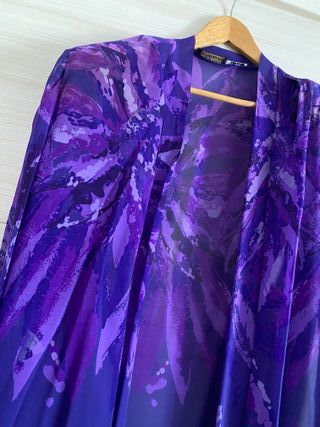 Hofeliana XL kimono coprispalle 100% seta Donna