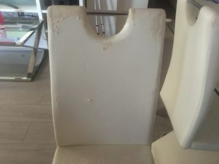 Sillas diseño blanco - Piel sintética