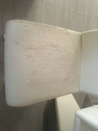 Sillas diseño blanco - Piel sintética