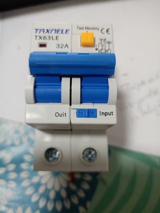 Disyuntor de circuito TX63LE 32A - Nuevo