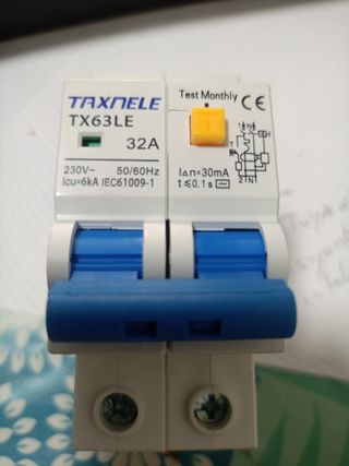 Disyuntor de circuito TX63LE 32A - Nuevo