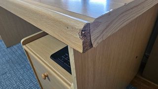 Mesa Escritorio madera + cajonera