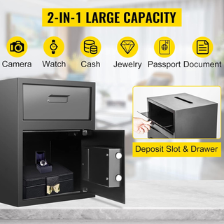 Cassaforte da Armadio 36x30x45CM, Cassaforte da Mo