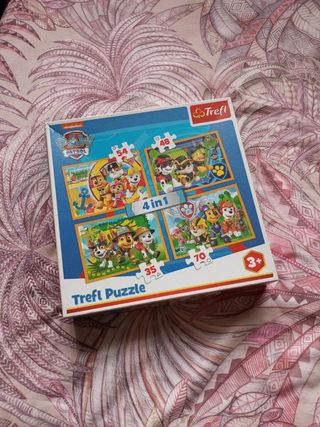 Puzzle Patrulla Canina 4 en 1
