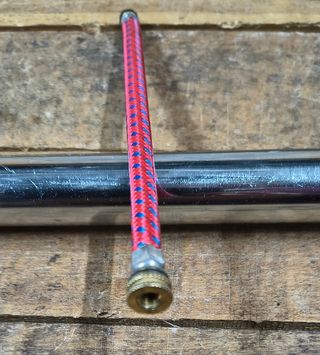 Bomba Ar Cromado Bicicleta/Moto 30Cm