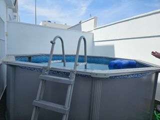 Piscina + depuradora + limpiafondos