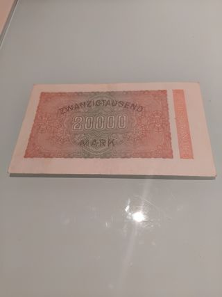 Billete 20000 marcos alemanes (1923)