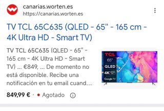TCL 65C635 Smart TV 65" 4K