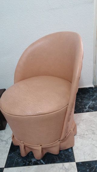 OFERTA! Sillón vintage Mari Antonieta rosado