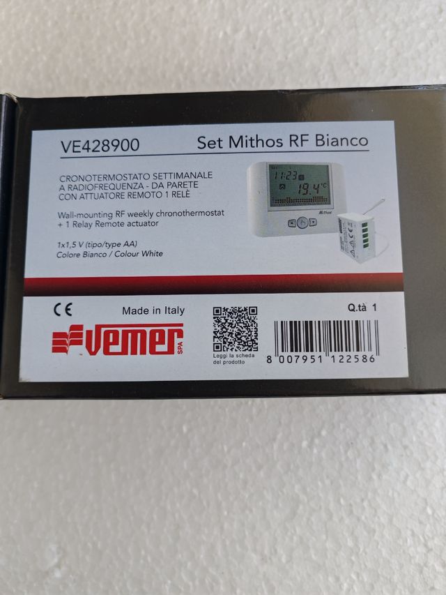 Termostato Mithos - Cronotermostato Con comando r