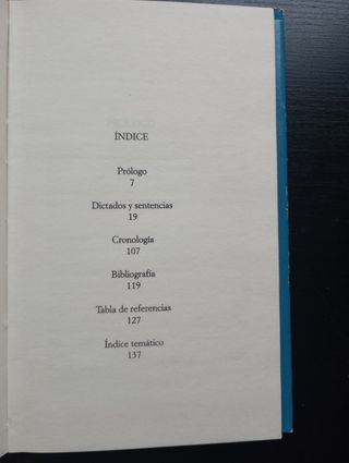 Dictados y sentencias