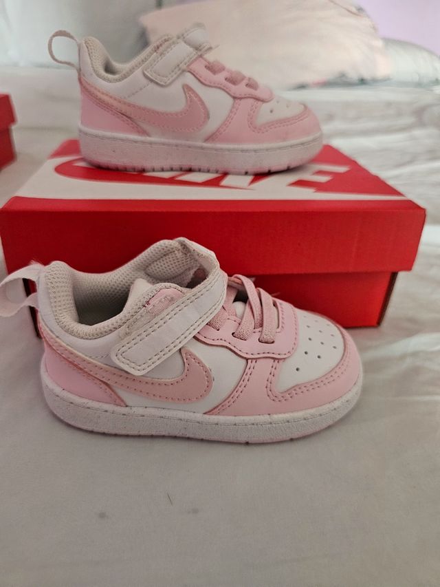 Zapatillas Nike bebe niña rosa talla 22