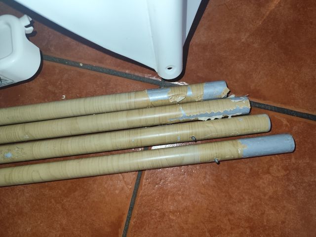 Trona Ikea blanca - madera