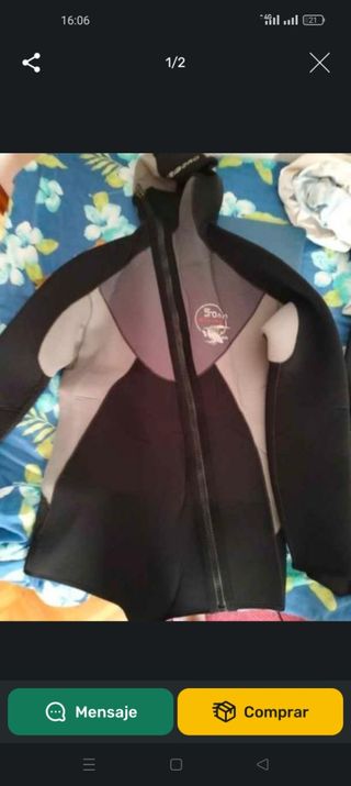 Chaqueta Neopreno Hombre XXXXL vendo  no usado 